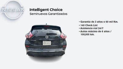 2019 Nissan Murano EXCLUSIVE, V6, 3.5L, 252 CP, 5 PUERTAS, AUT