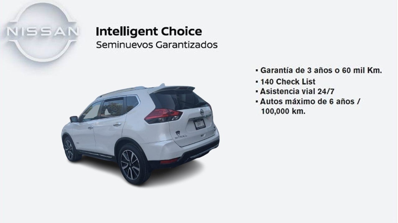 2020 Nissan X-Trail EXCLUSIVE HYBRID L4 2.5L 140 CP 5 PUERTAS AUT PIEL BA AA QC