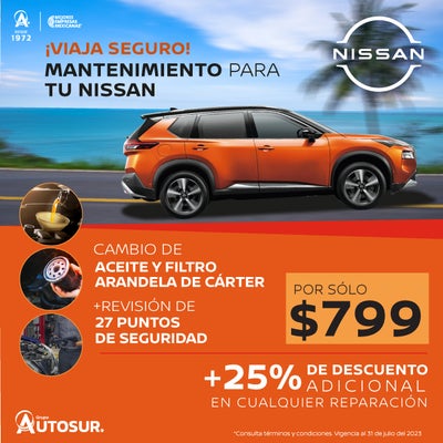  Promociones de Servicio y Refacciones | Nissan Poniente | Cancún, Quintana  Roo